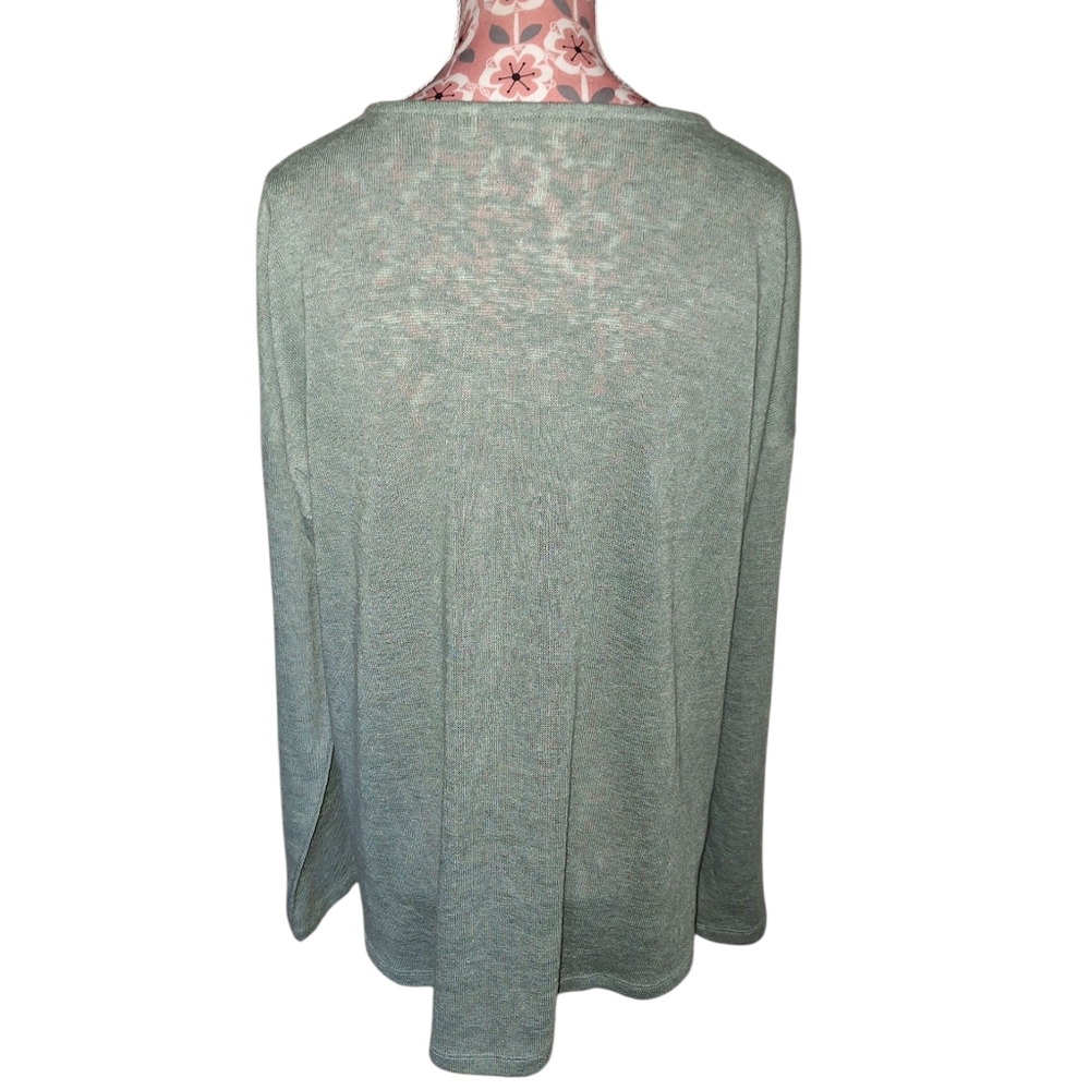 Soft Surroundings 1/2 Zip Sweater EUC Size L - Picture 2 of 4